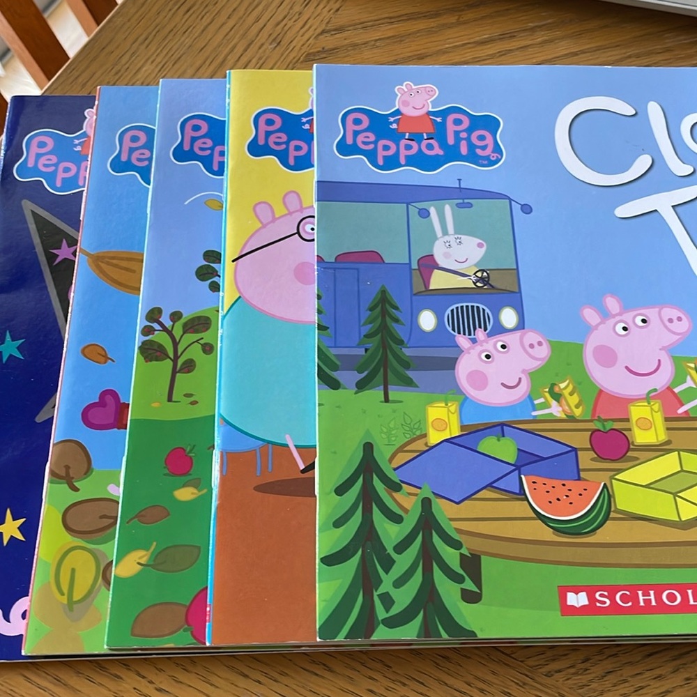 5 Peppa Pig Books NEW